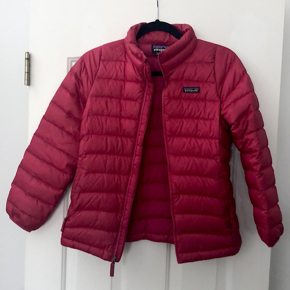 Patagonia Girls' Down Sweater Jacket Size L (12)